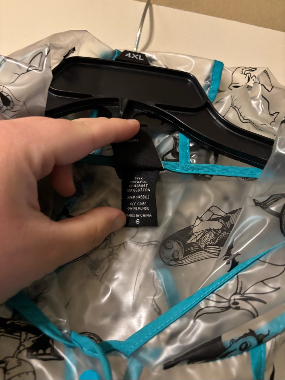 Torrid Nightmare Before Christmas Raincoat - Picture 6 of 10